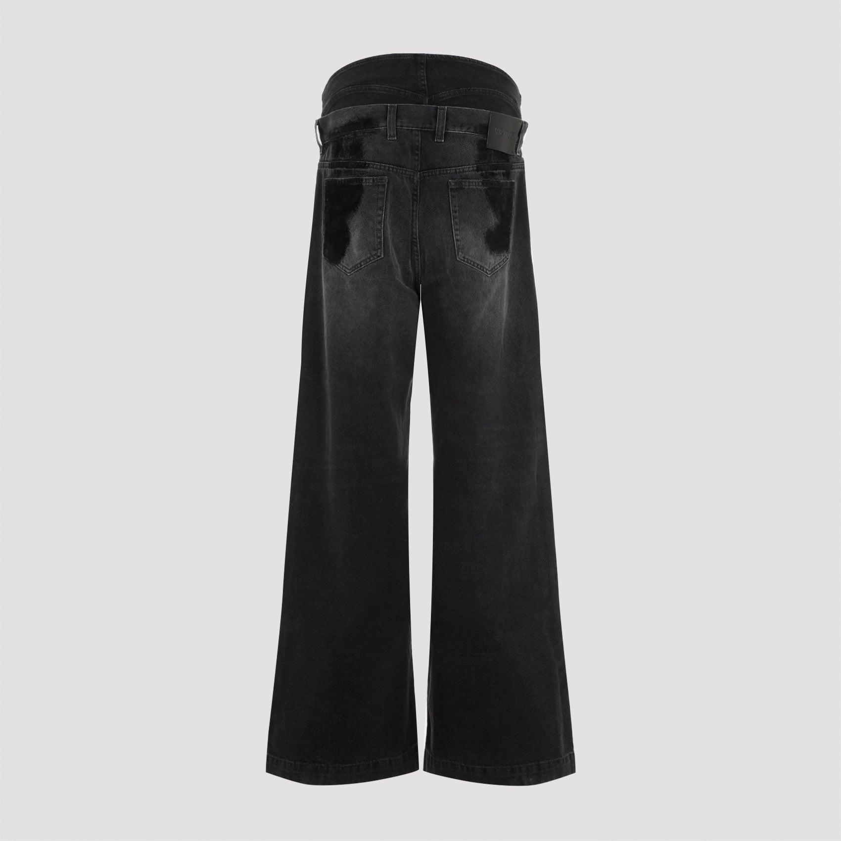 【関税・送料込み】THE ATTICO JEANS BLACK COTTON JEANS The Attico Jeans for Women | Online Sale up to 54% off | Lyst