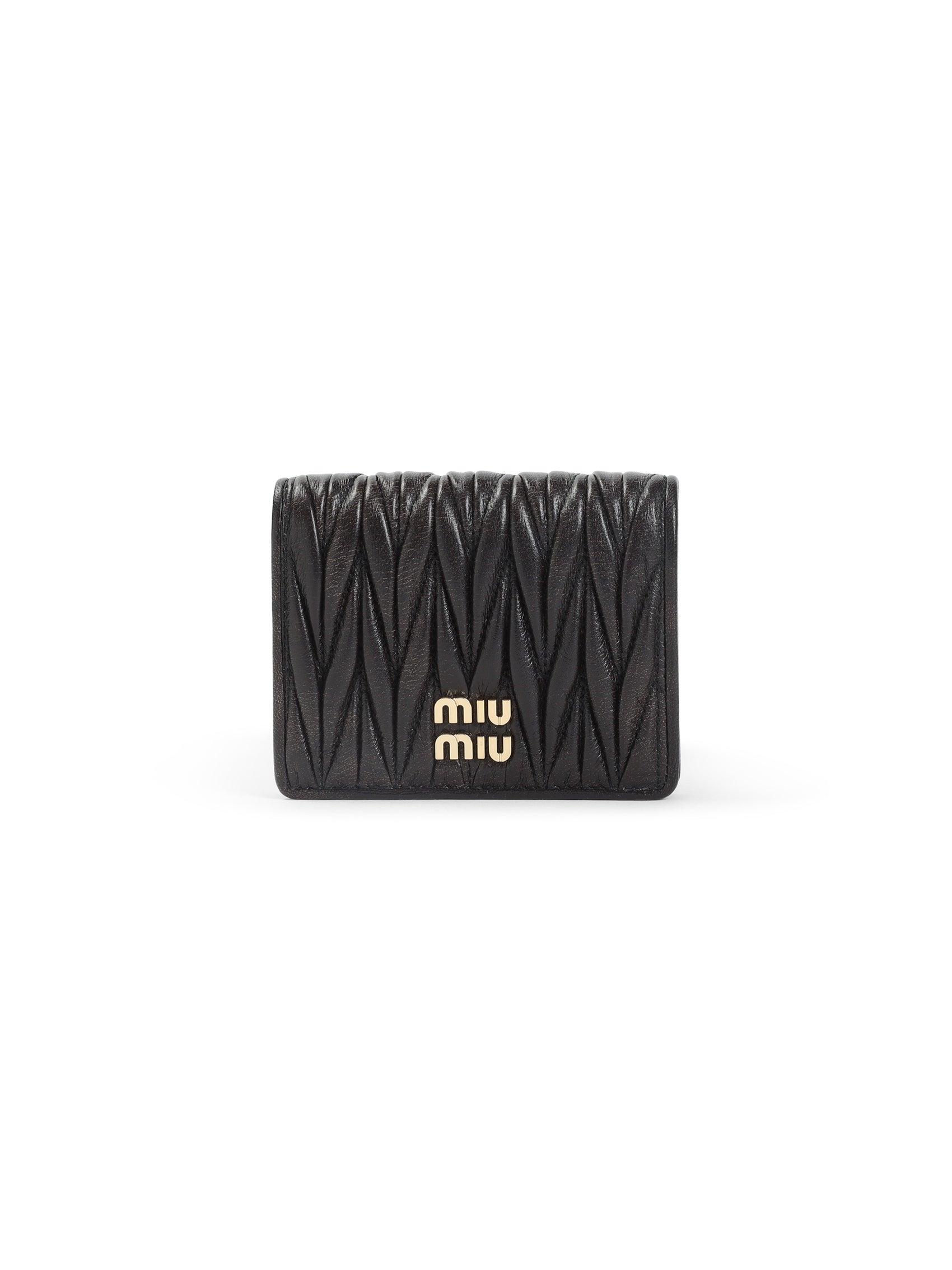 MIUMIU Lamb Leather Cardholder【関税送料込】 Miu Miu Wallets and cardholders for Women | Online Sale up