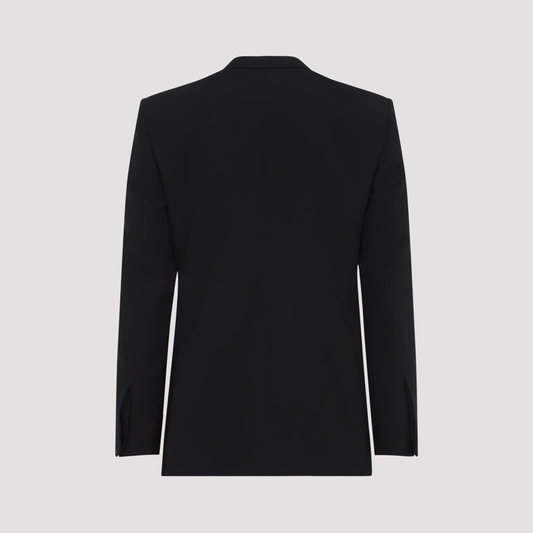 ジャケット GIVENCHY Pleated back blazer Black GIVENCHY Pleated wool-twill blazer | NET-A-PORTER