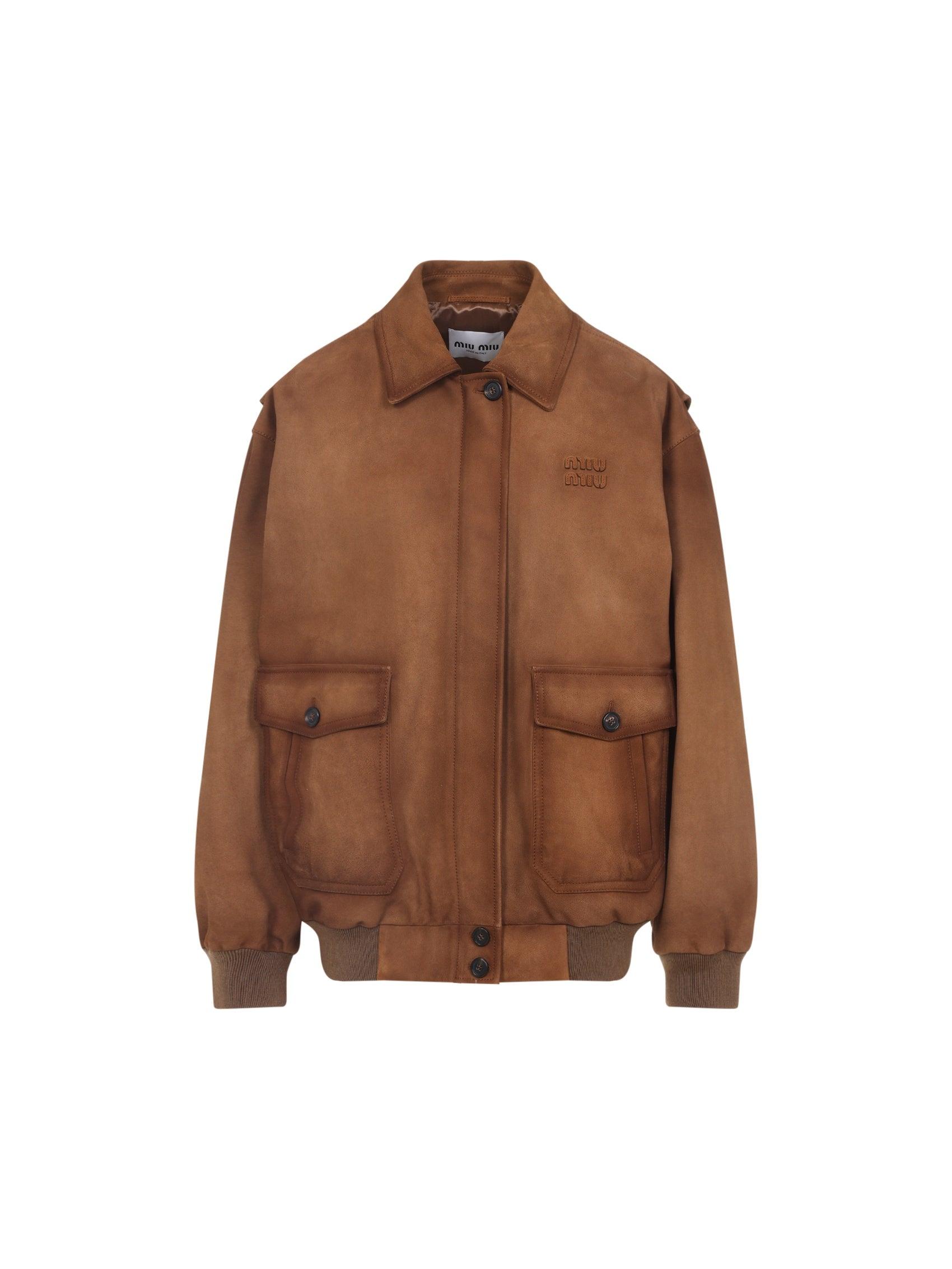 Miu Miu Leather jackets for Women | Online Sale up to 21