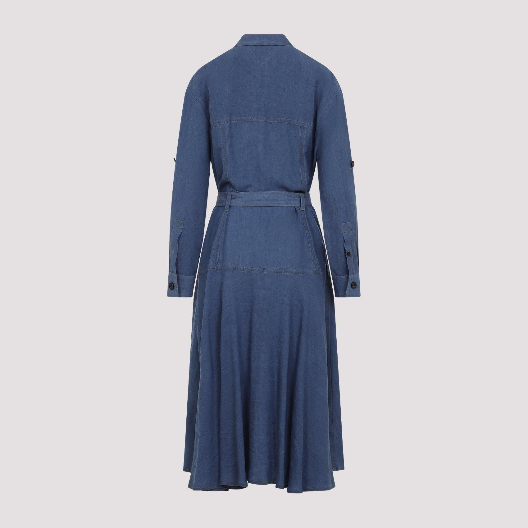 ワンピース Bottega Veneta Light Blue Viscose Blend Dress Bottega Veneta Light Blue Viscose Blend Dress | italist