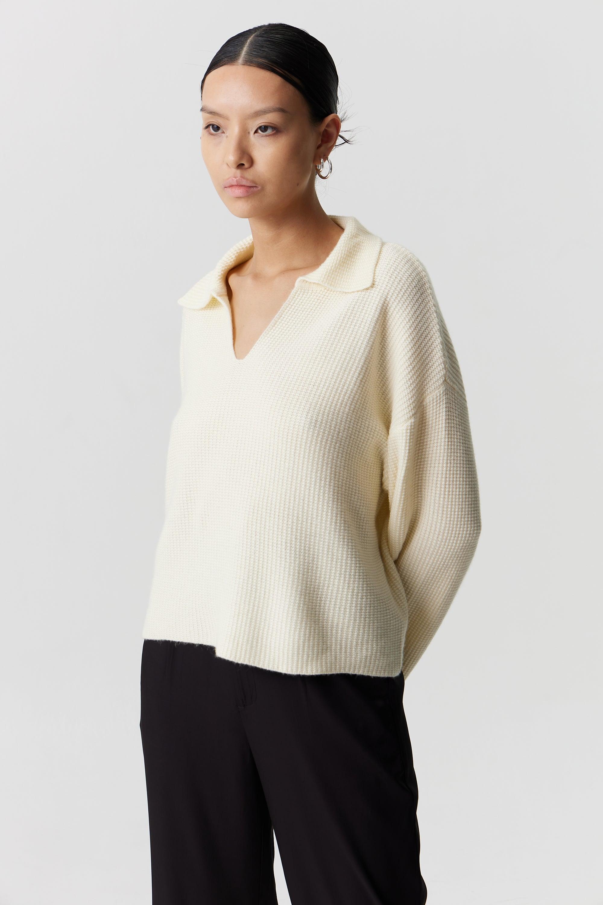 Third Form Wool Boucle Collared Knit | Lyst