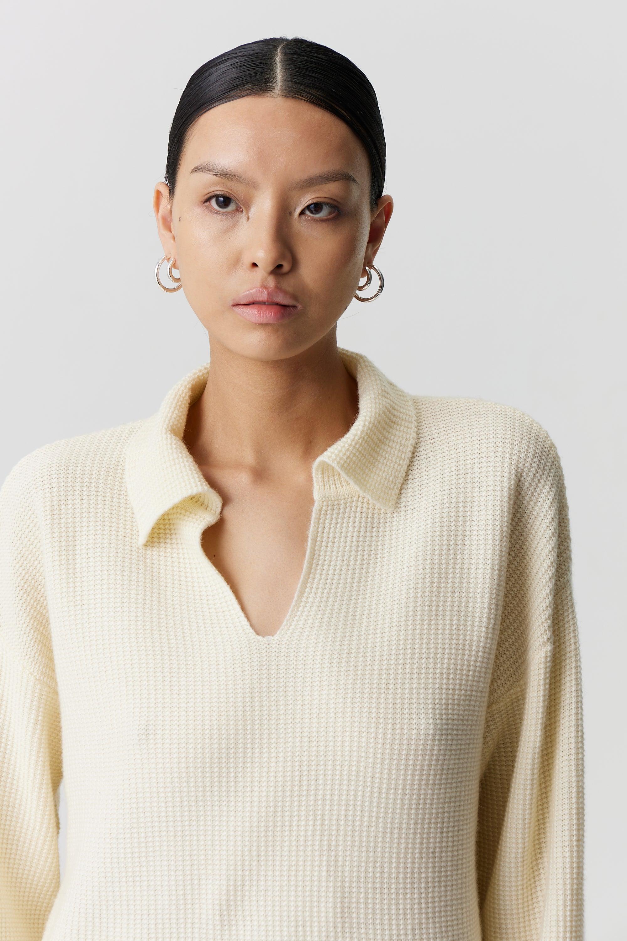 Third Form Wool Boucle Collared Knit | Lyst