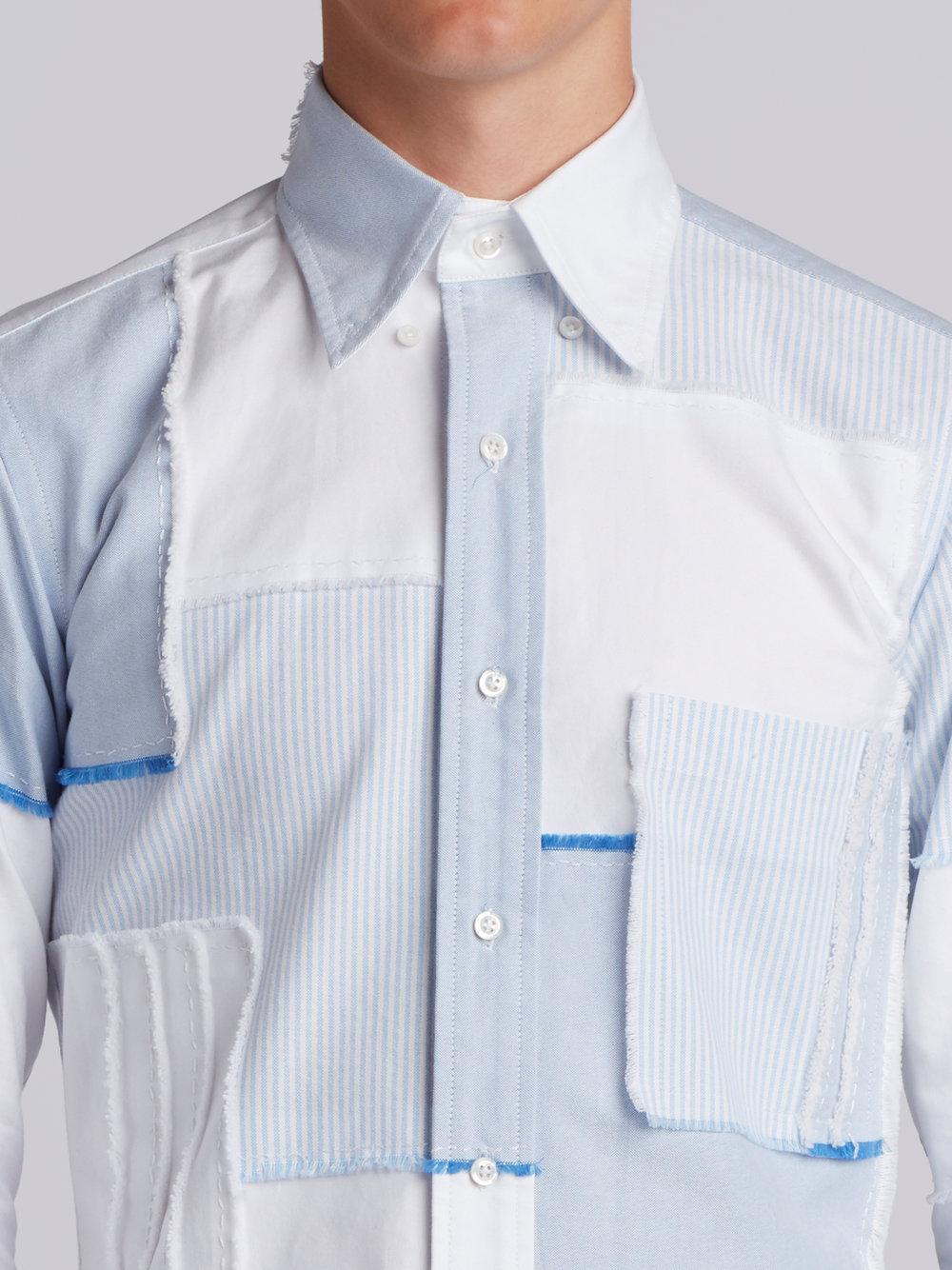 Download Thom Browne Classic Long Sleeve Point Collar Button Down ...