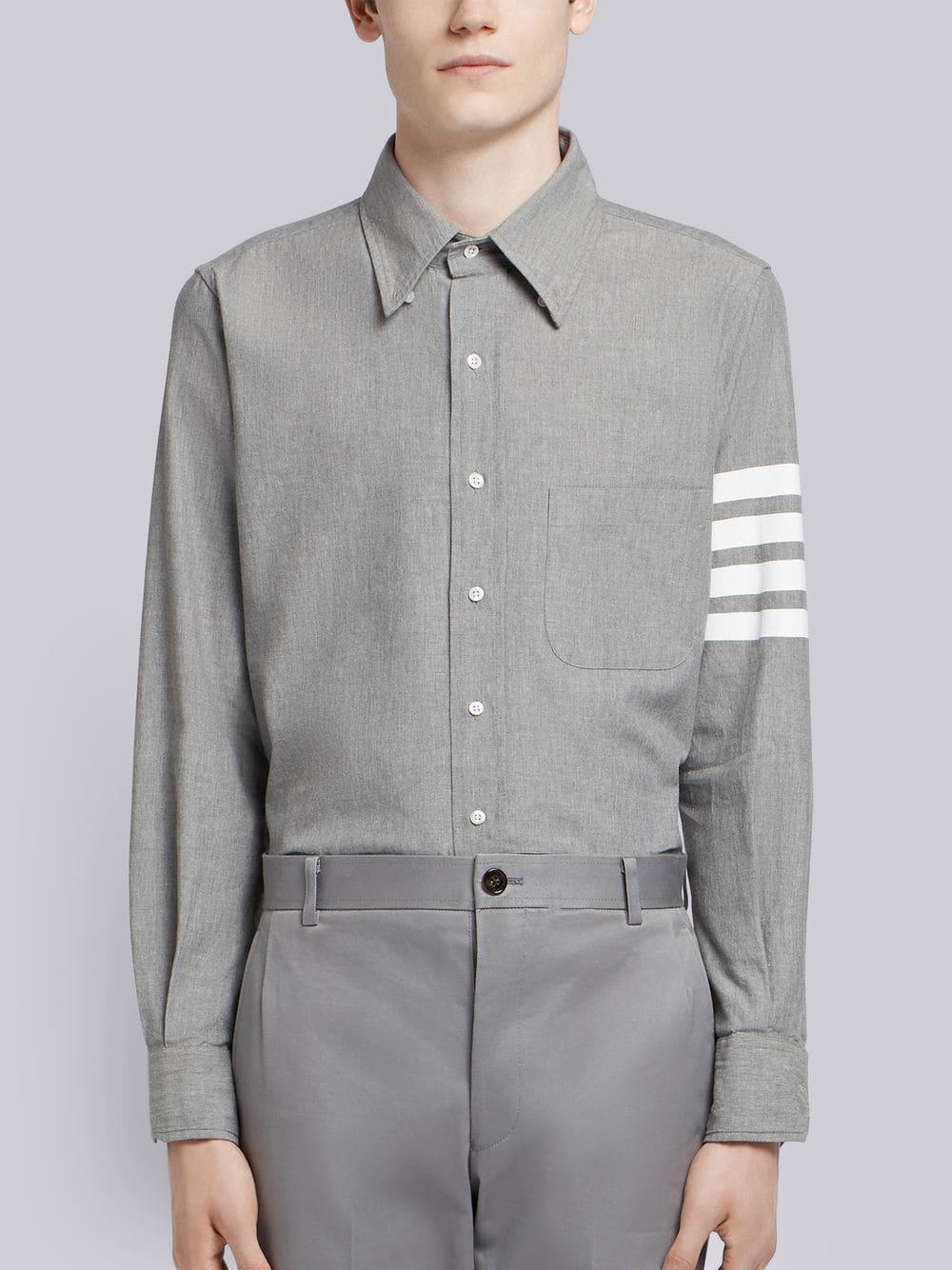 thom browne chambray shirt