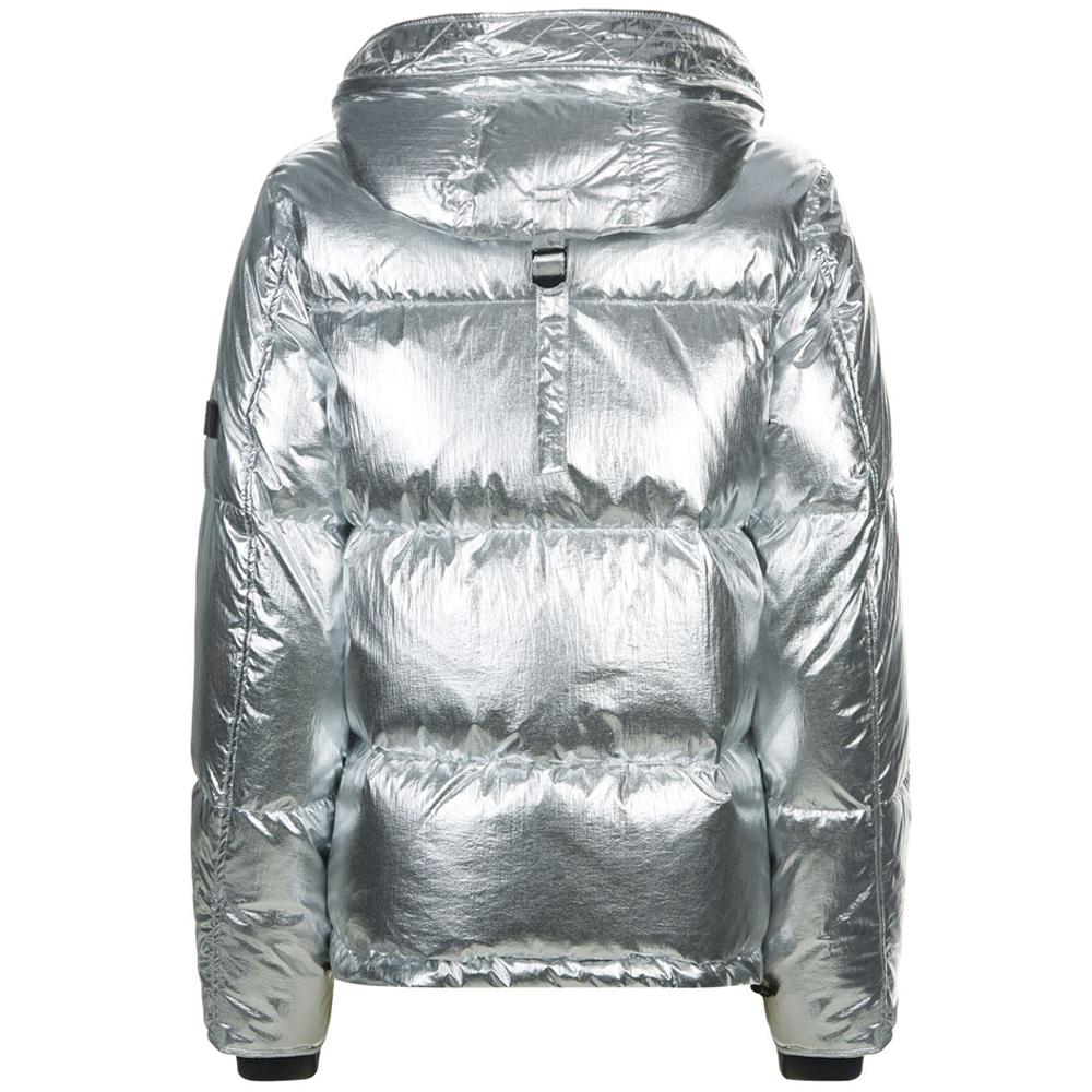 kenzo metallic puffer jacket