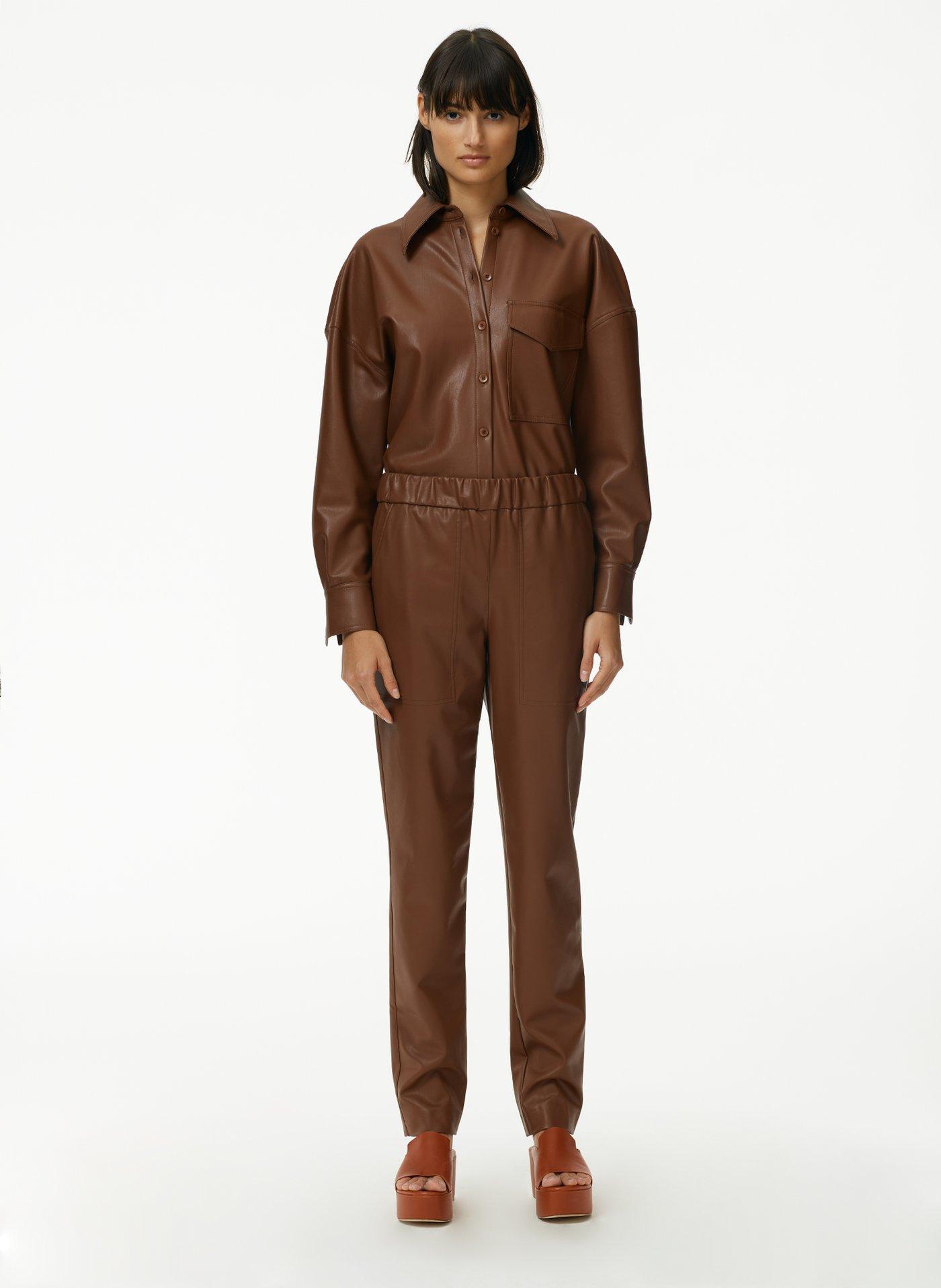 tibi nylon cargo pant