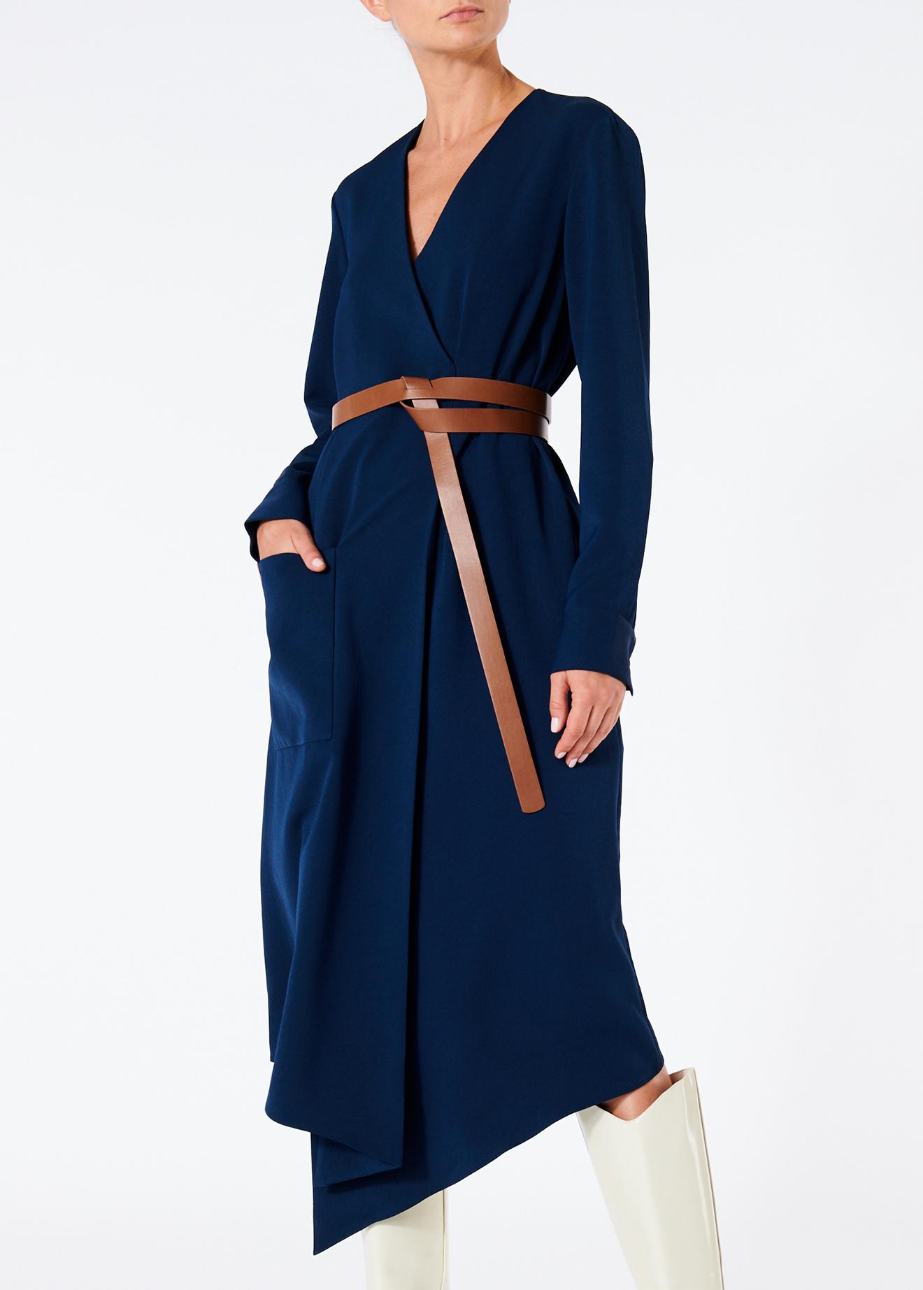 tibi wrap dress