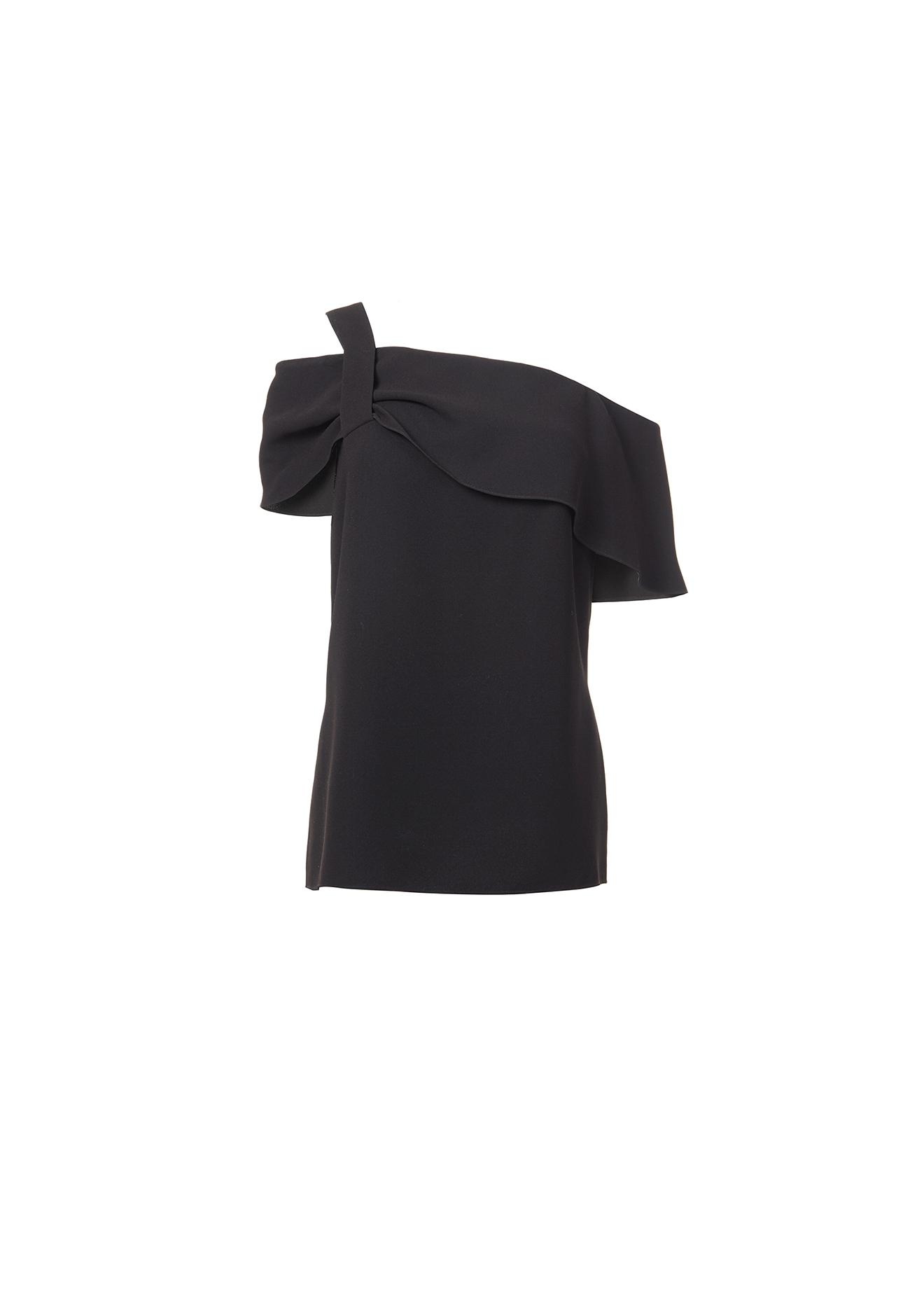 tibi triacetate draped top