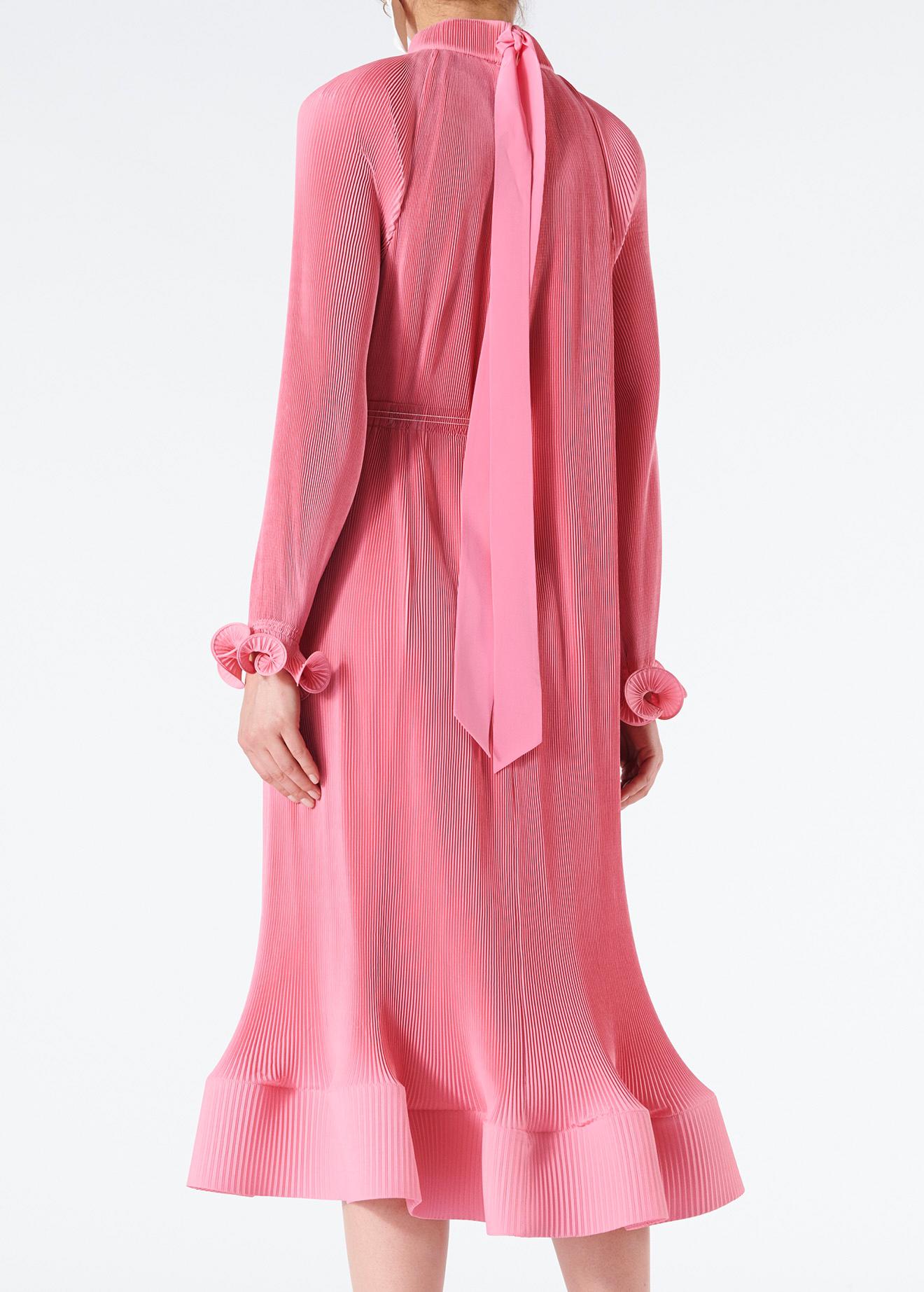 tibi pink dress