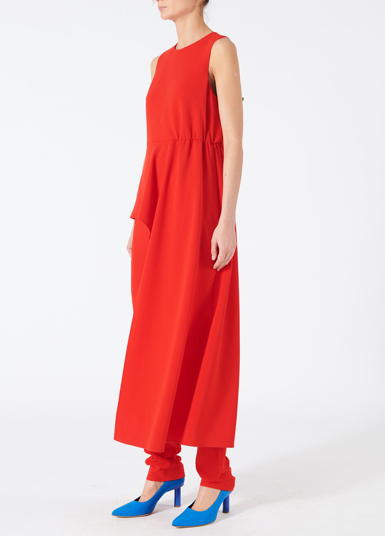 tibi triacetate draped top
