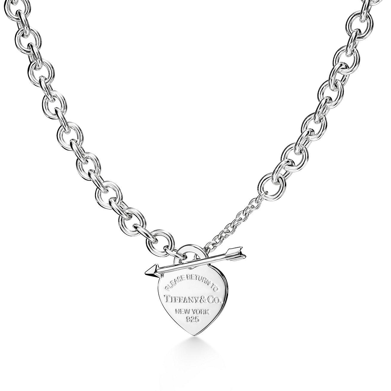 Tiffany & Co. Metal Return To Tiffany® Lovestruck Heart Tag Necklace in