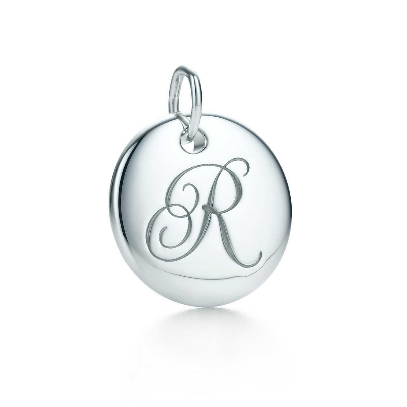 Tiffany Notes Alphabet Disc Charm 