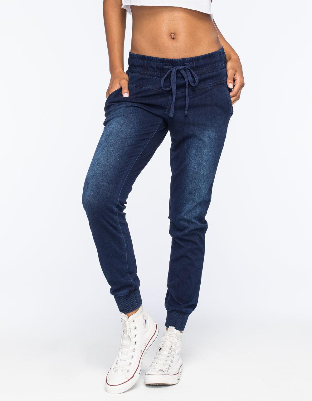 jean jogger pants womens