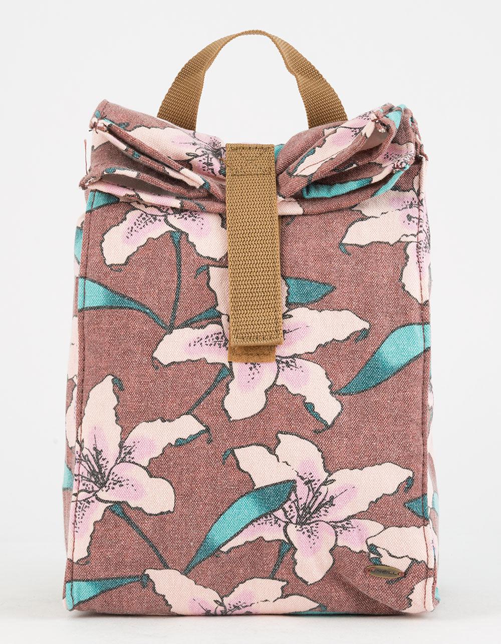 burgundy lunch bag