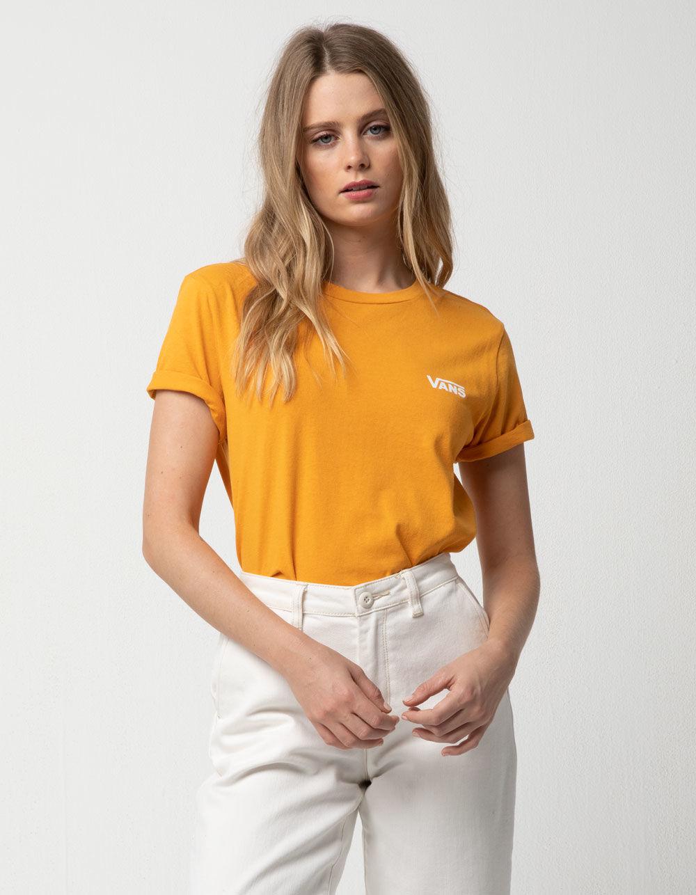 vans sunflower checkered womens tee Shop Clothing & Shoes Online