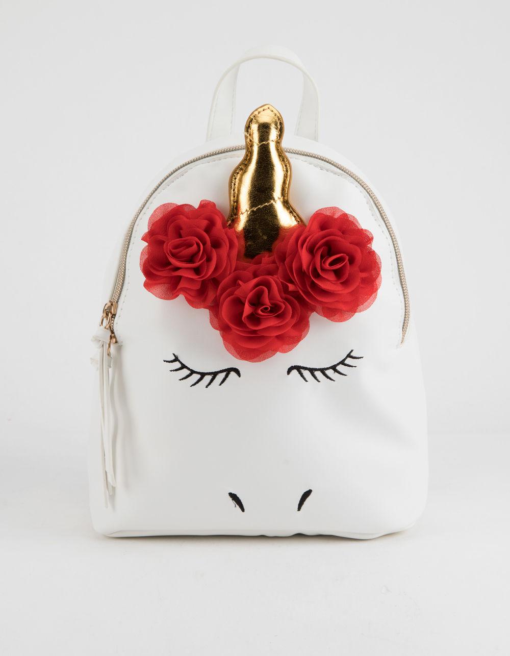 mini backpack with roses
