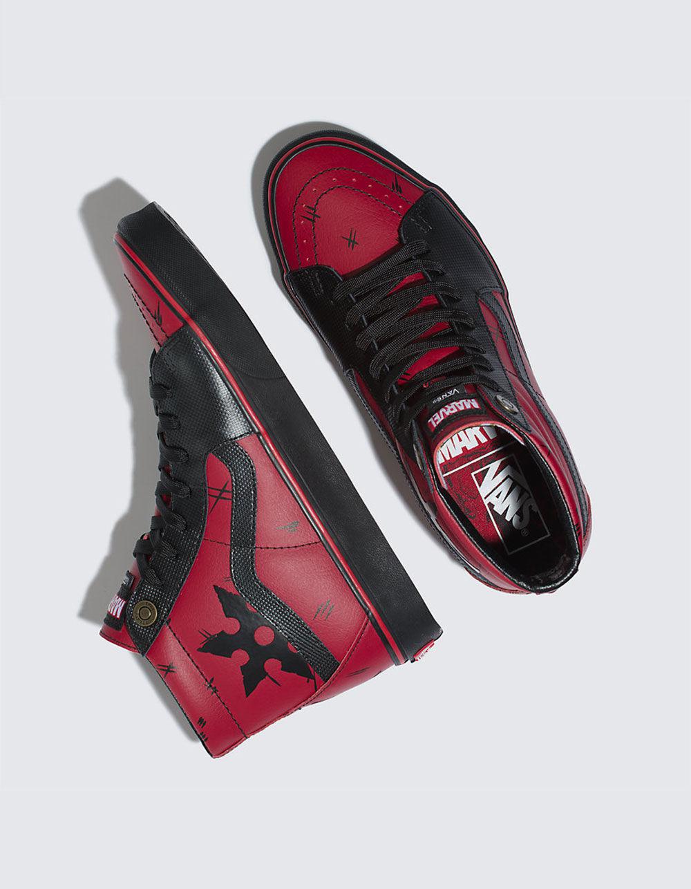 Vans X Marvel Deadpool Sk8hi Shoes in Red for Men Lyst