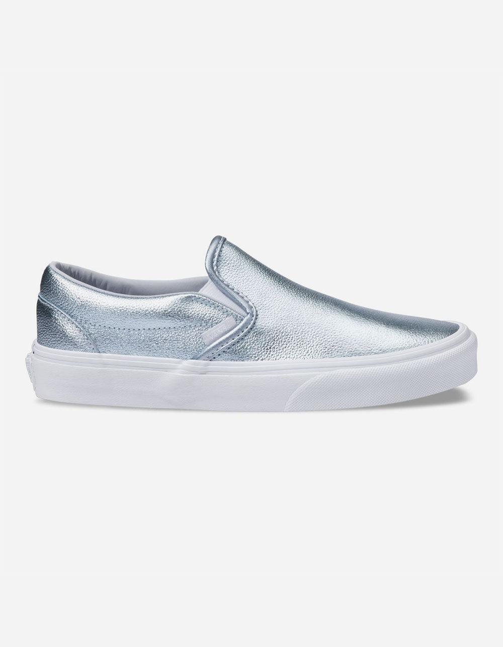 grey dawn slip on vans