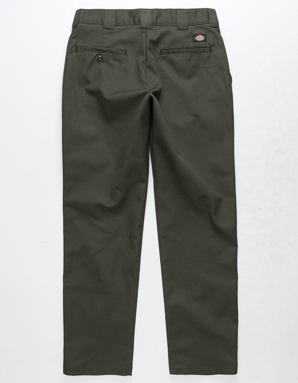 Dickies Synthetic 850 Slim Taper Flex Olive Mens Pants in Green for Men - Lyst