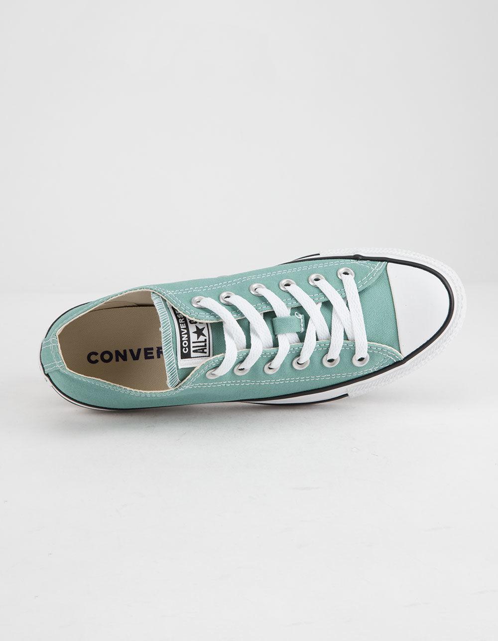 Star Mineral Teal Low Top Womens Shoes 