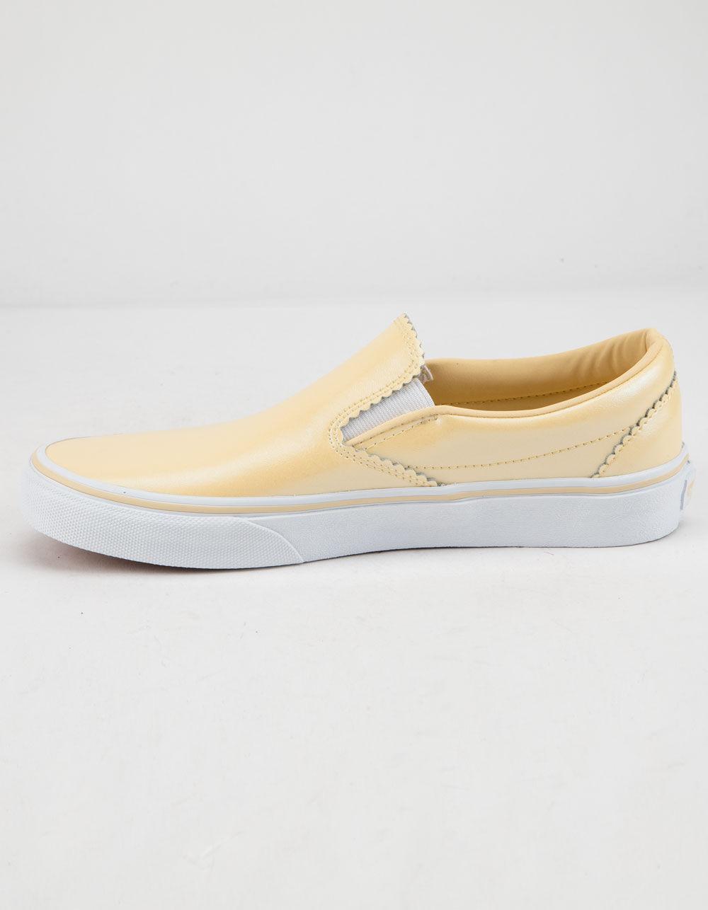 pearl suede slip on vans