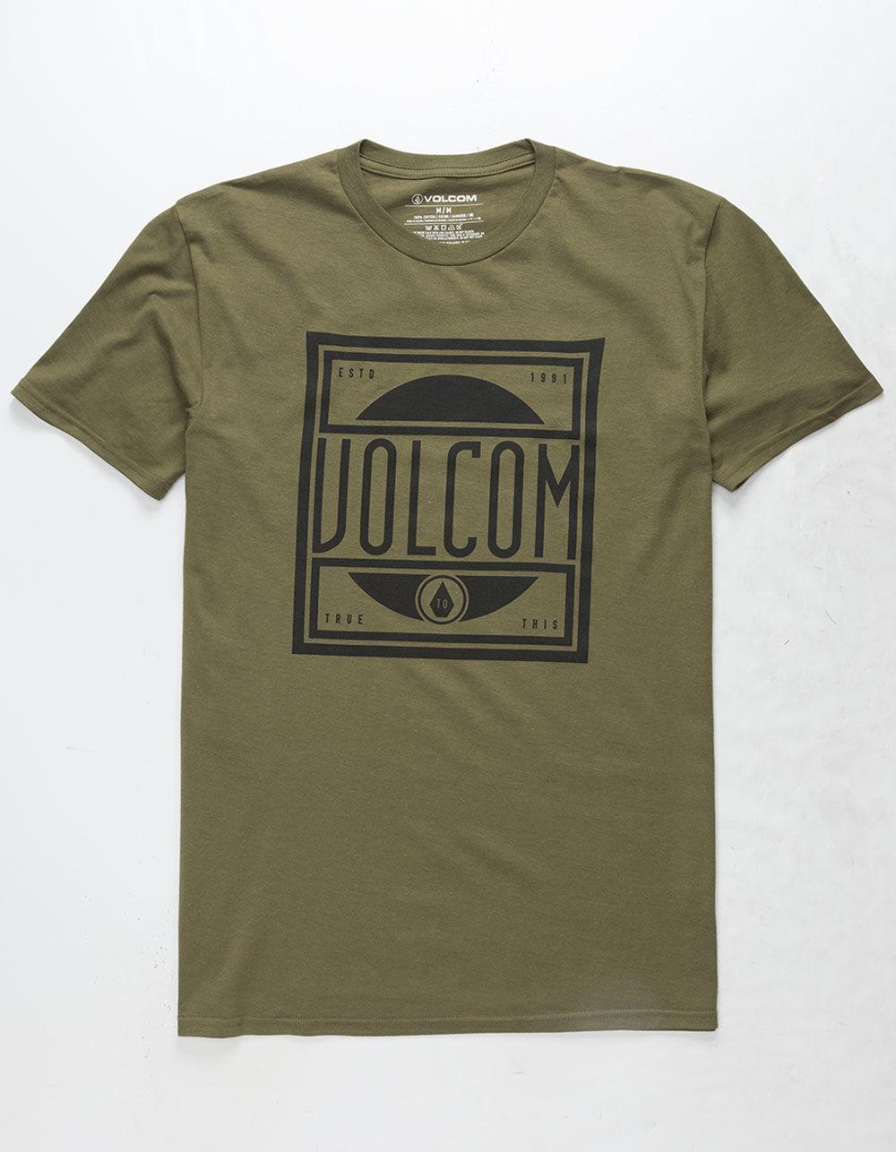 Volcom Cotton Jaunty Military Mens T-shirt in Green for Men - Lyst