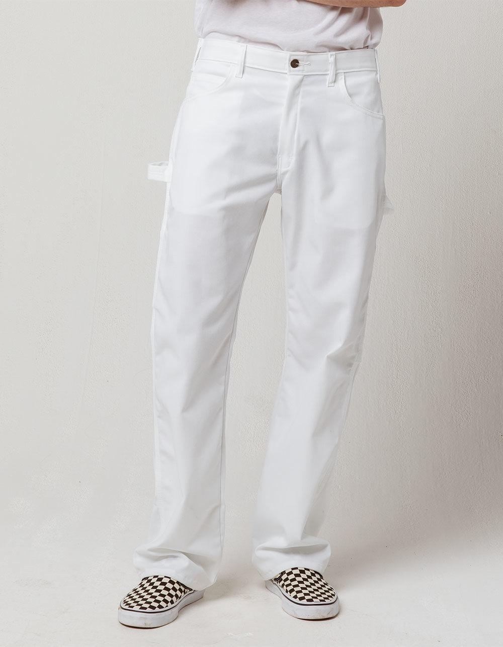 white painters jeans