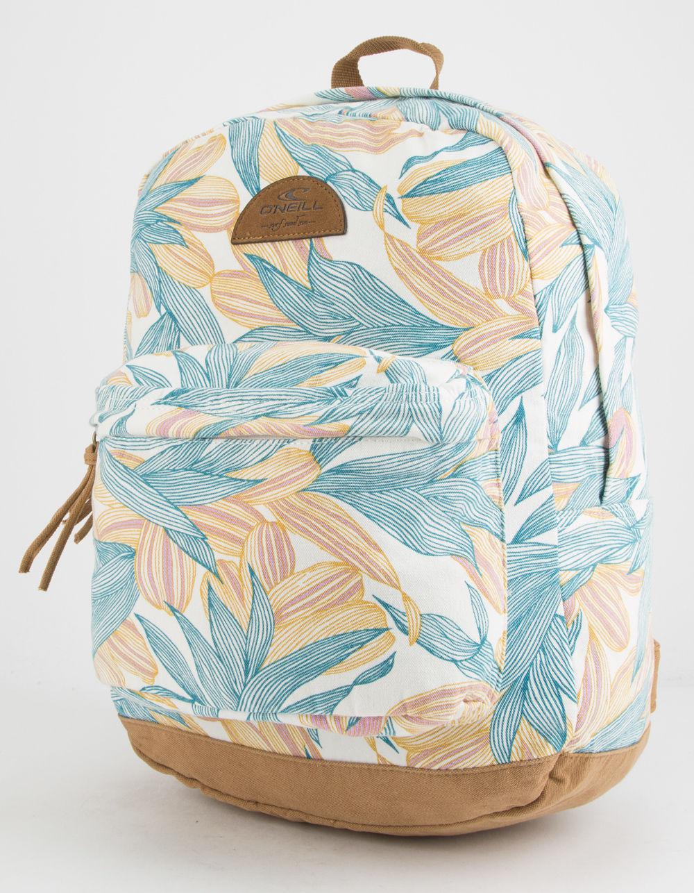 O'neill Sportswear Shoreline Natural Backpack in Blue Lyst