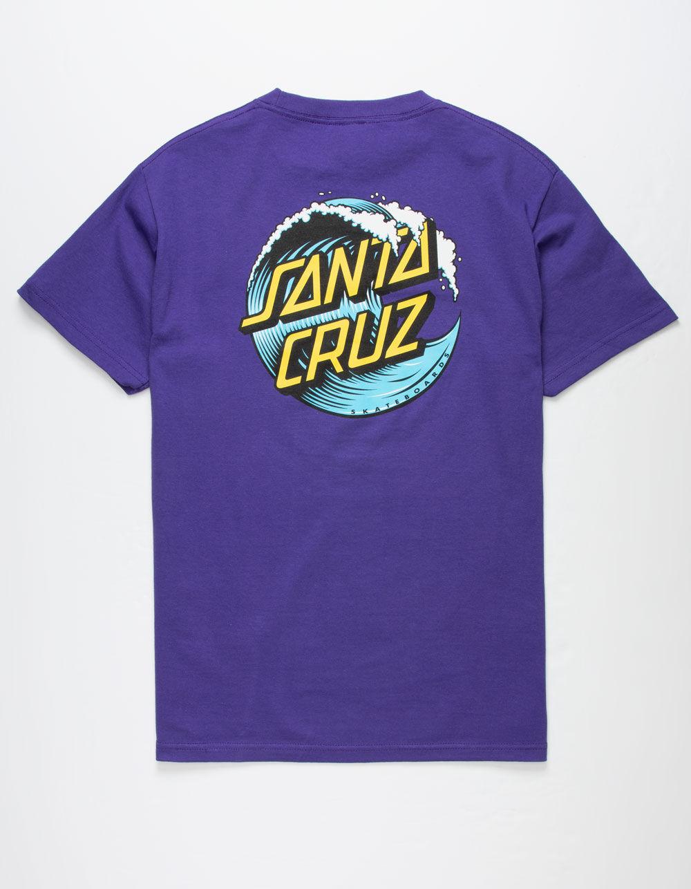 santa cruz wave dot shirt