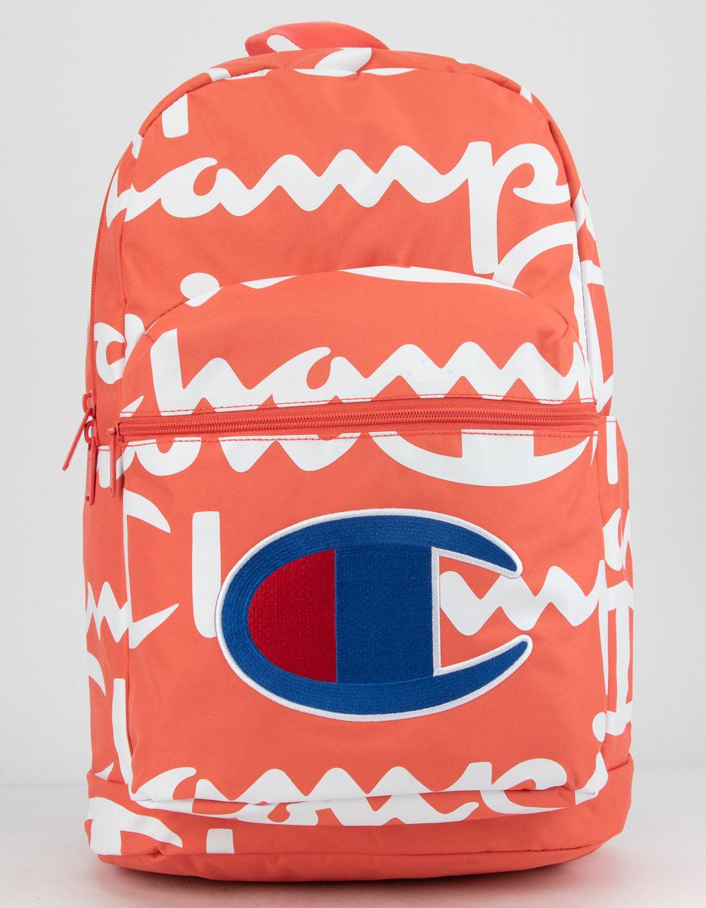 champion bookbag red
