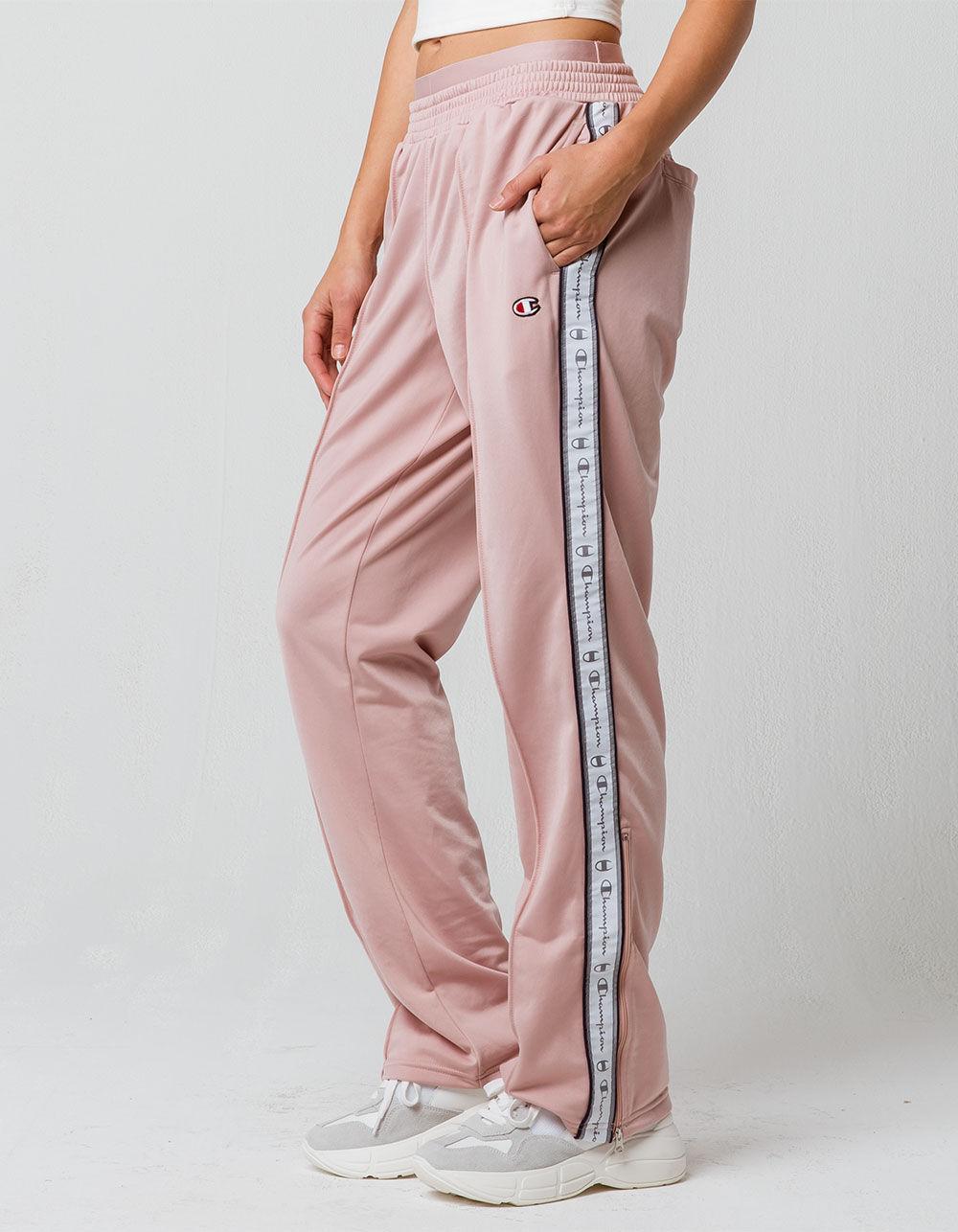 pink champion track pants