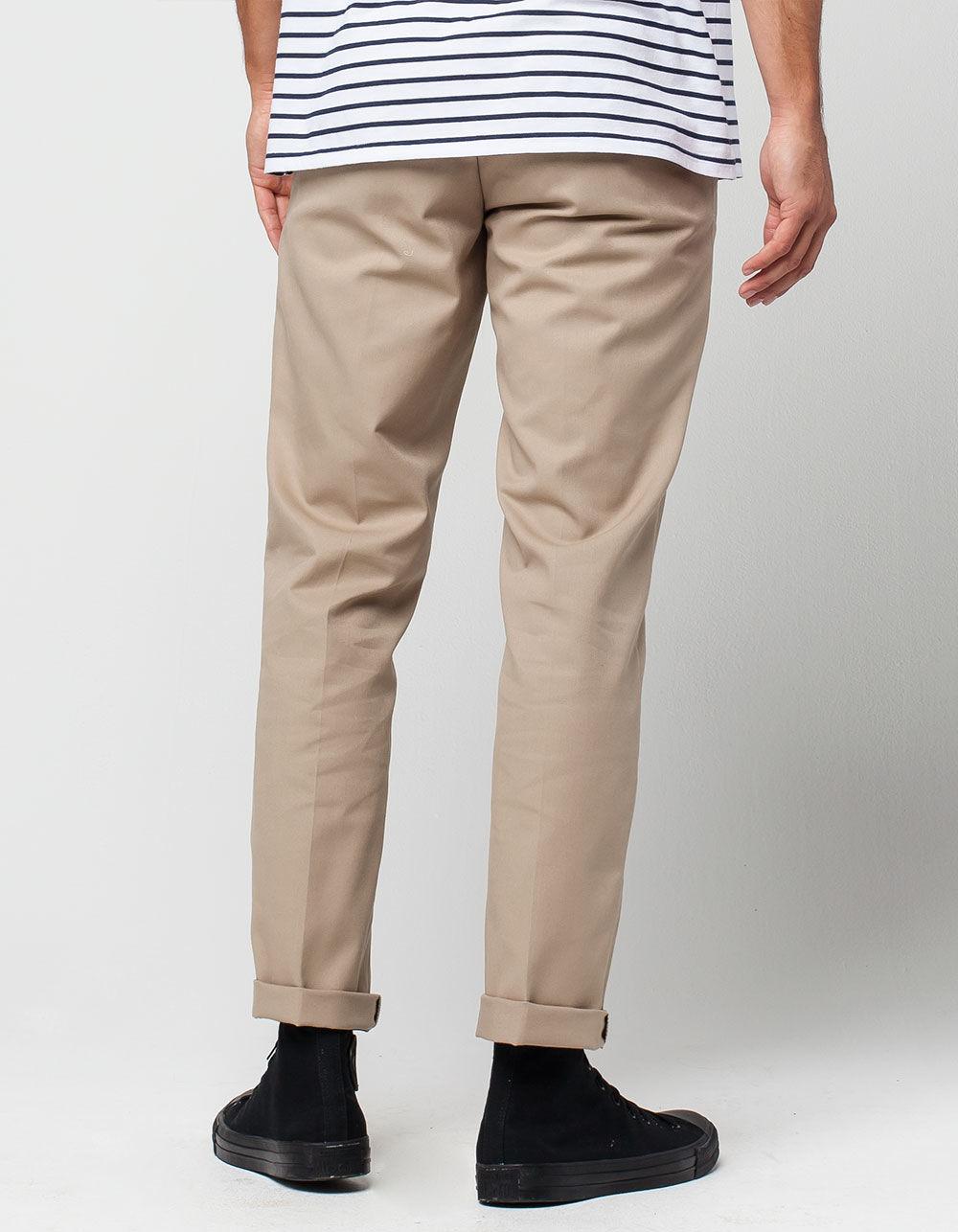 Dickies Synthetic 850 Slim Taper Flex Khaki Mens Pants in Natural for Men - Lyst