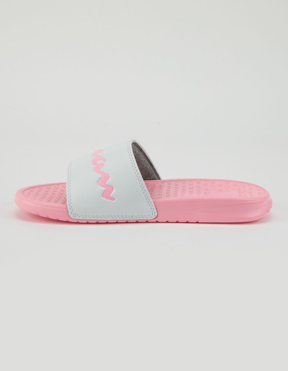 champion flip flops pink