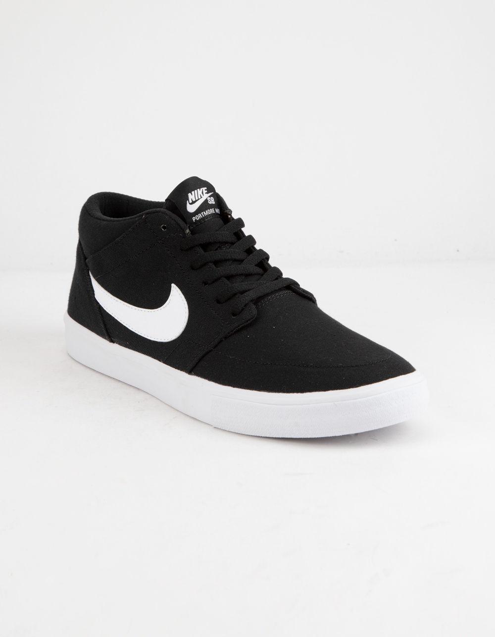 nike sb portmore ii solarsoft mid canvas