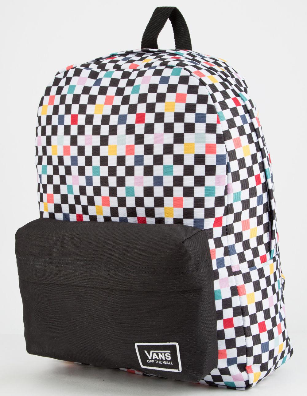 party checkered slip on vans