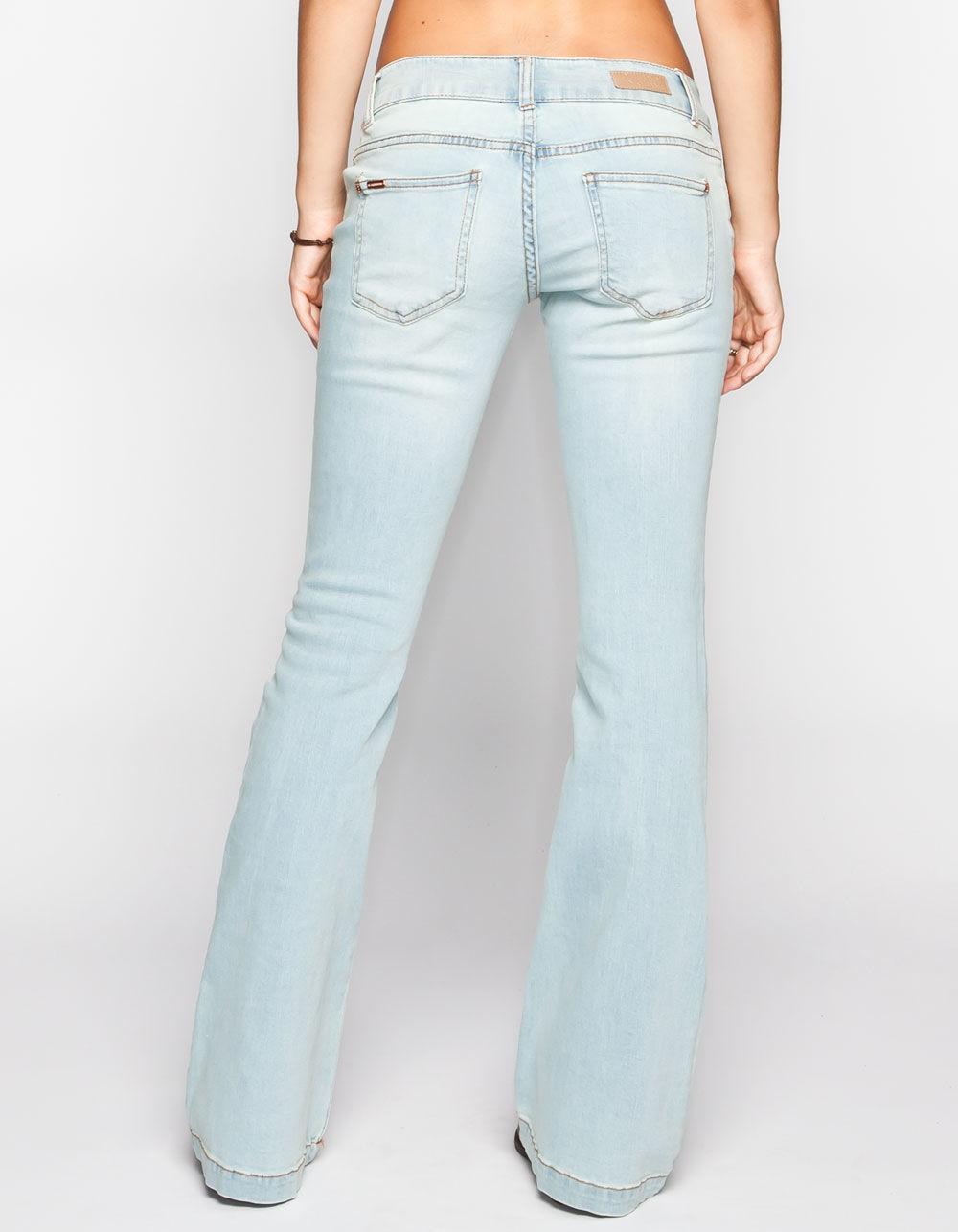 celebrity pink flare jeans