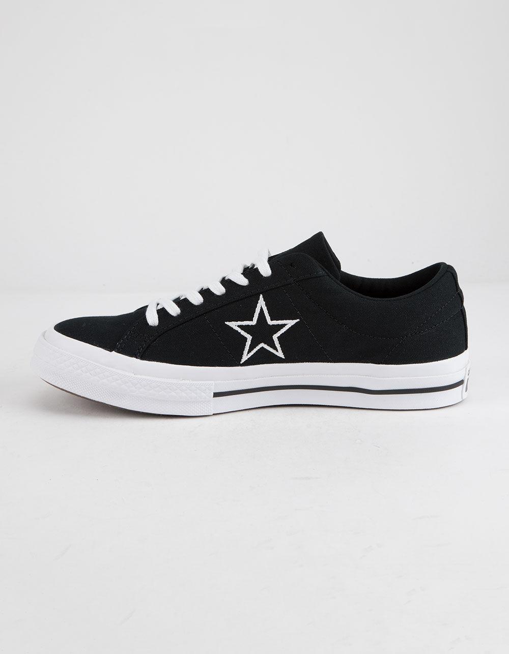 converse one star ox white low top shoes