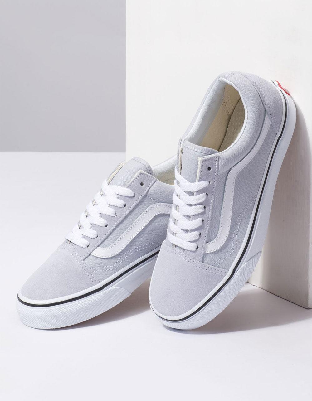 gray nike vans