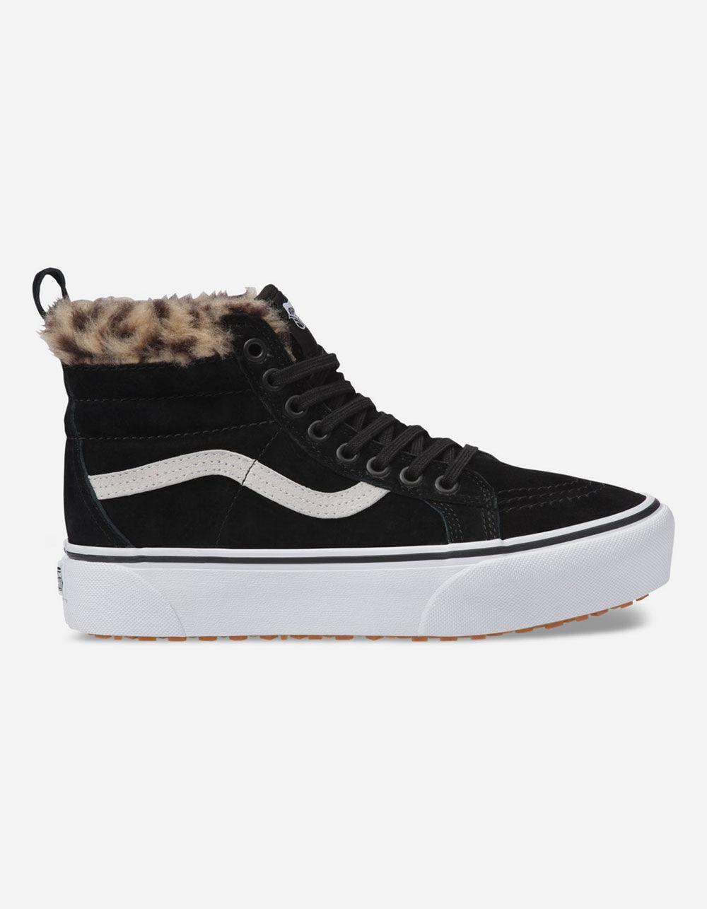 womens vans with fur