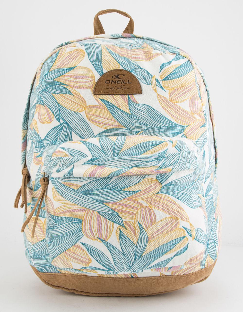 O'neill Sportswear Shoreline Natural Backpack in Blue Lyst