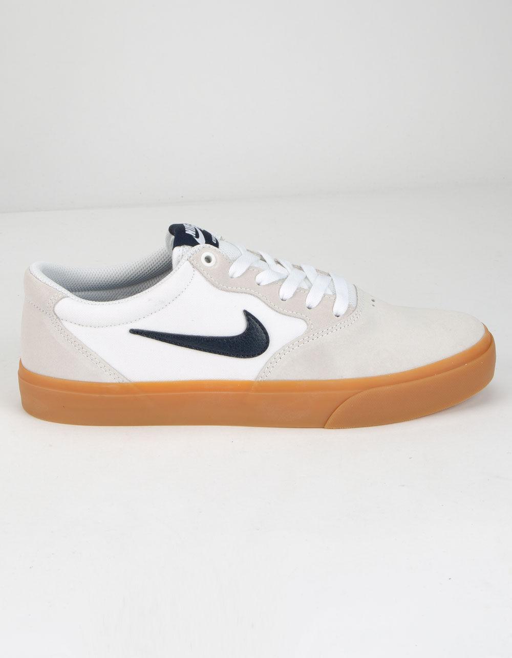 nike sb chron 2 canvas white