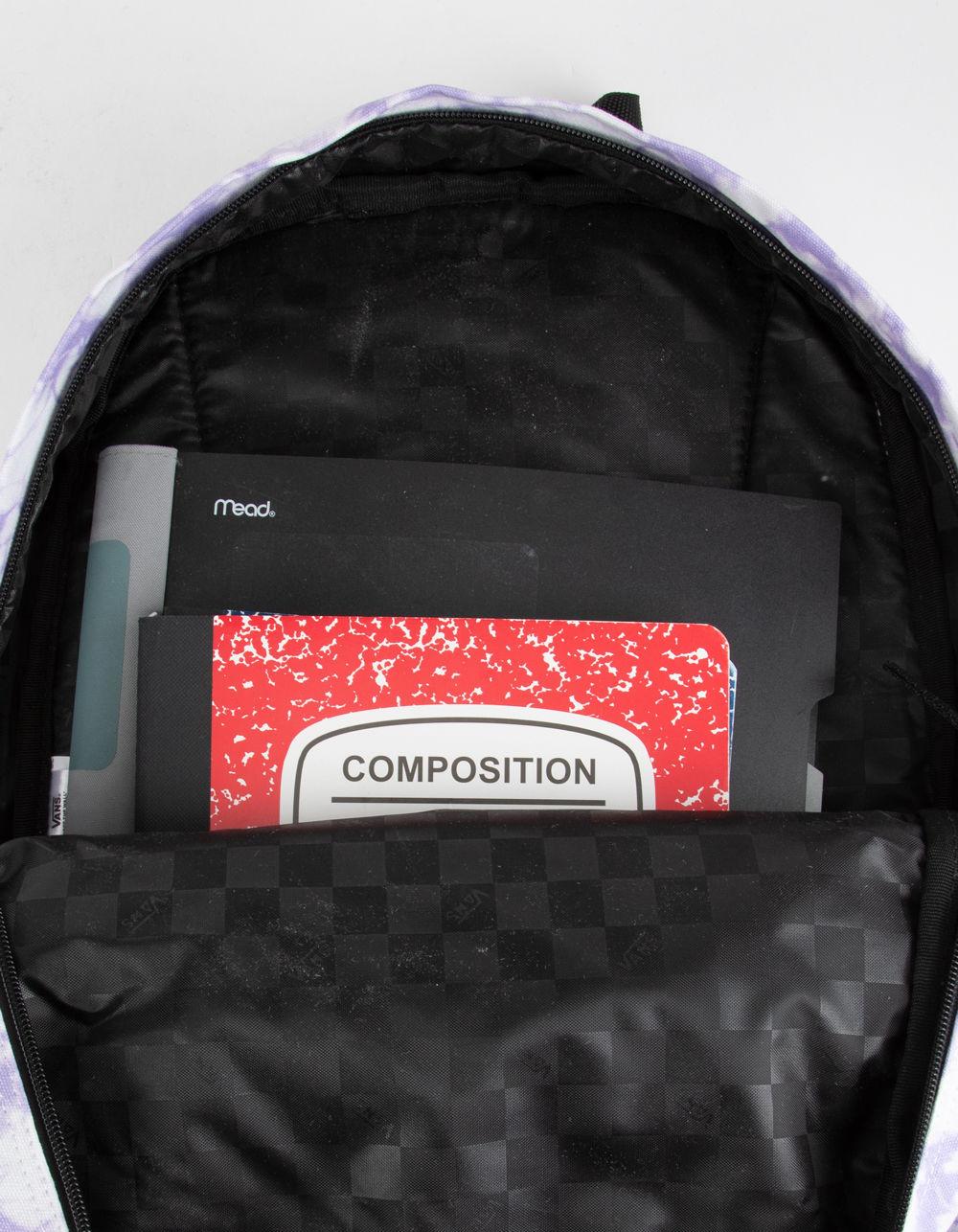 vans sporty realm violet cloud wash backpack