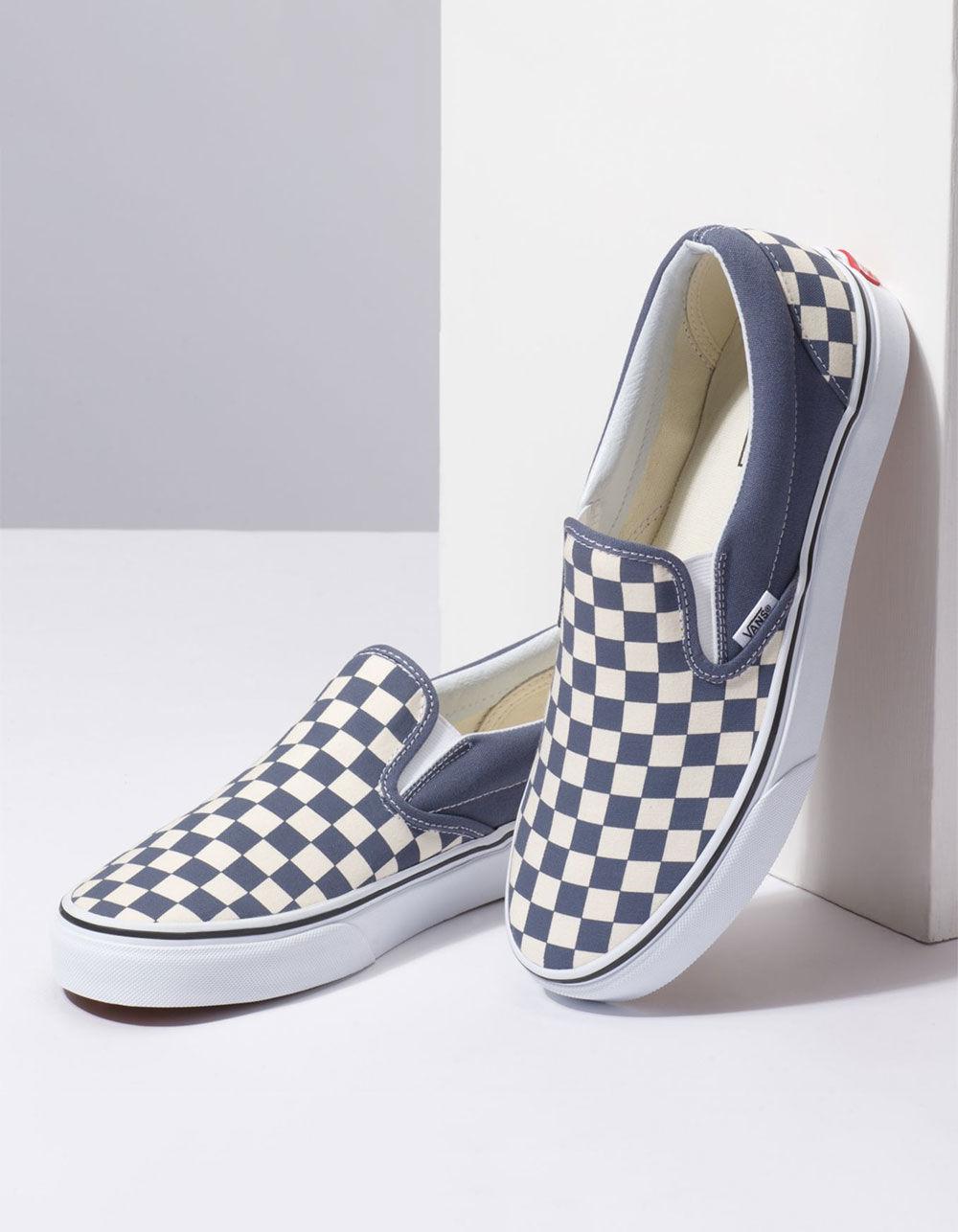 grisaille checkerboard vans