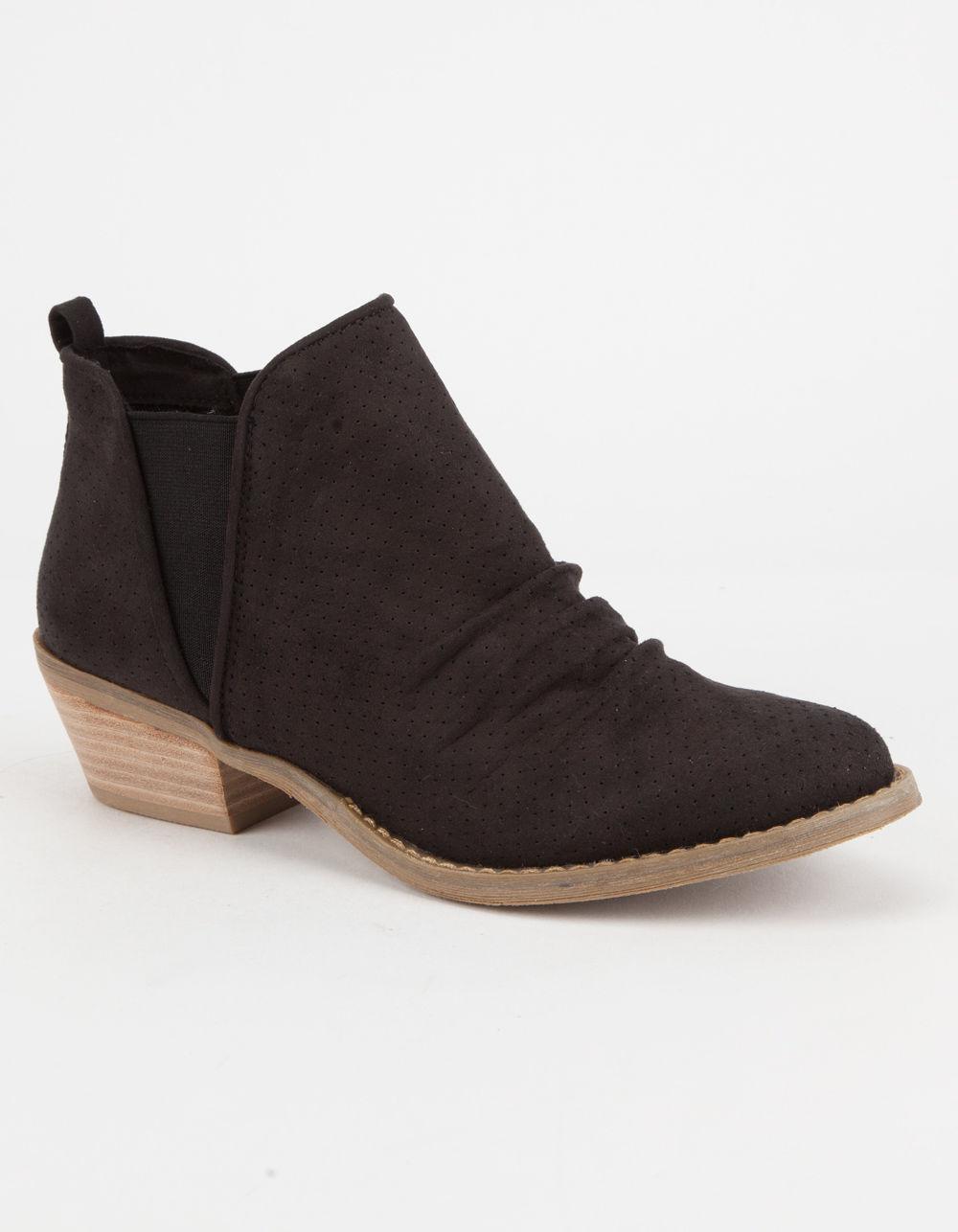 report footwear drewe perforated bootie