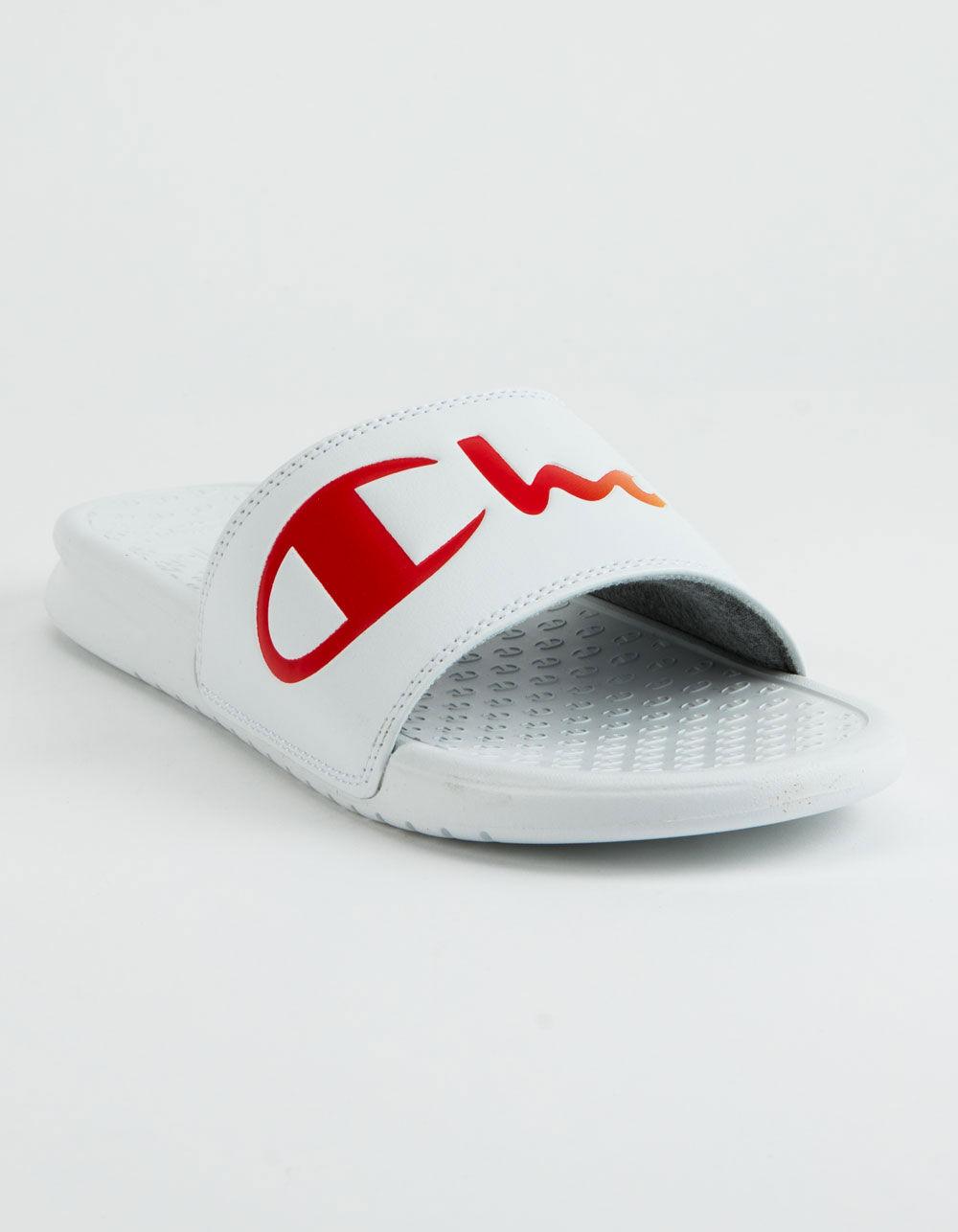 white rainbow champion slides