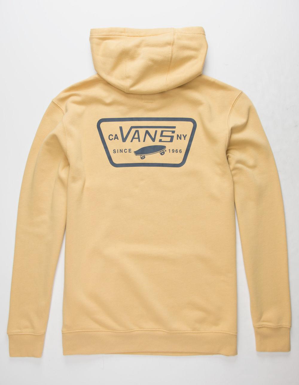 yellow vans hoodie mens