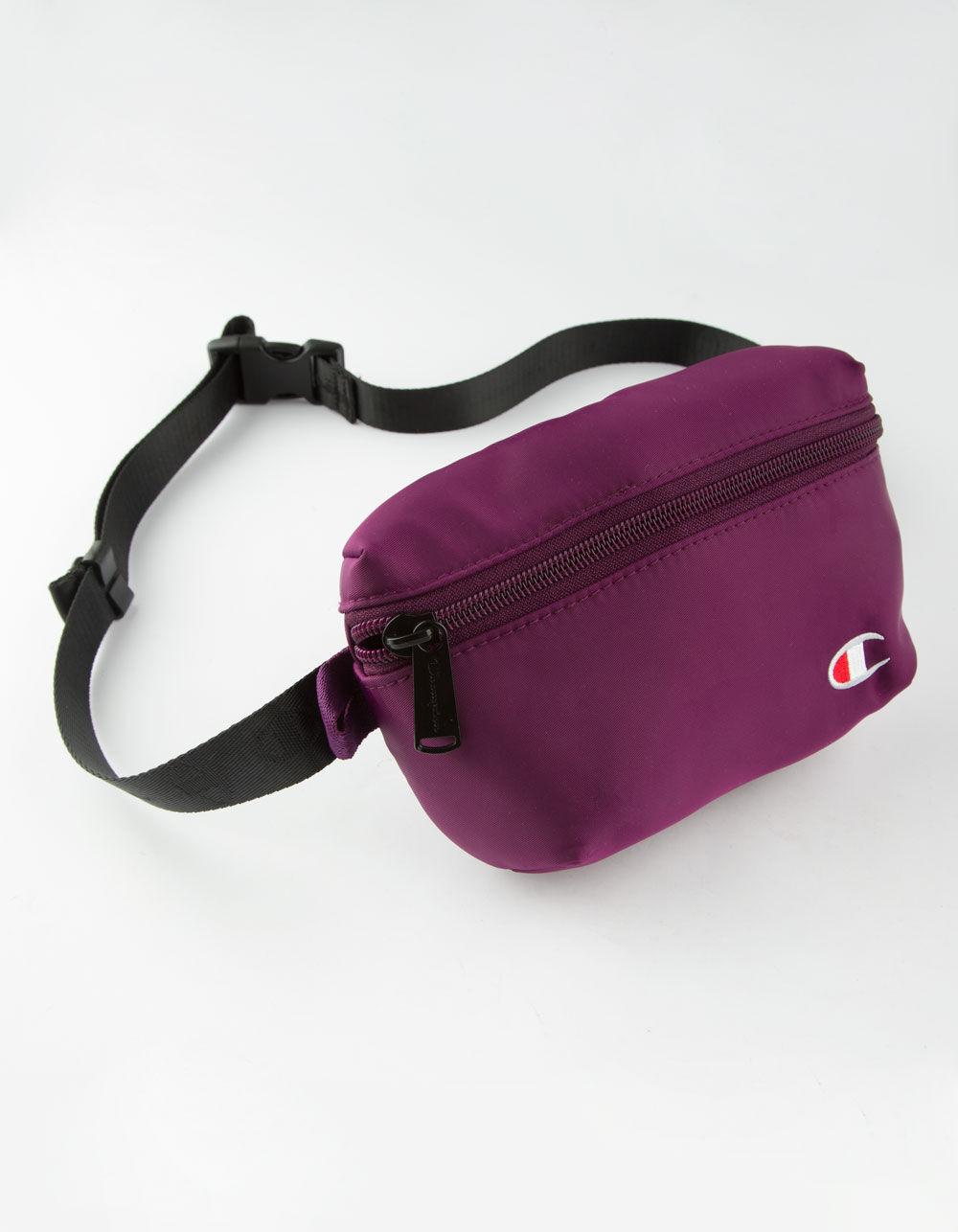 Synthetic Cadet Purple Mini Fanny Pack 