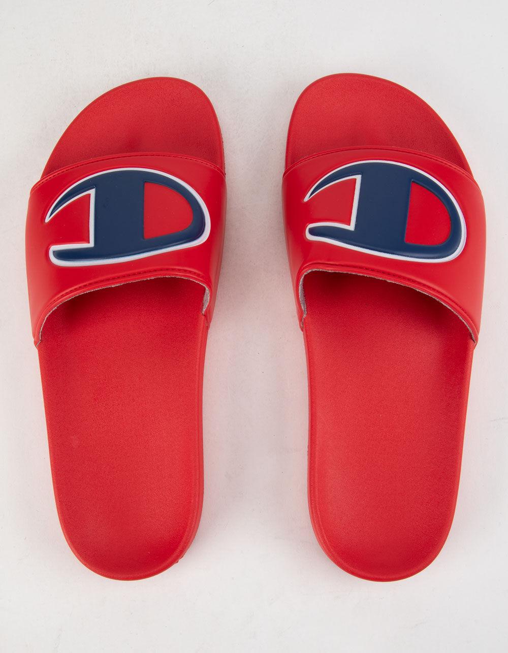 Champion Life® Slide Sandals, C Logo in Red for Men - Lyst