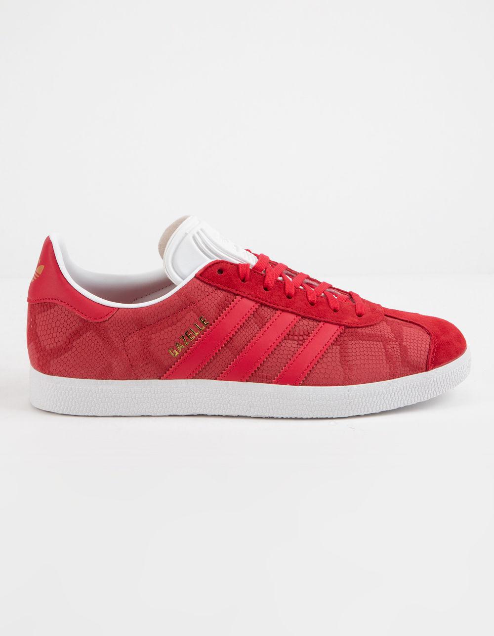 adidas gazelle women red